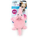 Ultrasonic Delirious Elephant dog toy with extra quiet squeaker