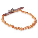 Amber necklace amber necklace with leather closure for...