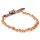 Amber necklace amber necklace with leather clasp for dogs + cats 50-54 cm