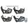 Plastic muzzle dog muzzle adjustable in 10 sizes and 2 colours