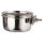 Dog bowl Food bowl Water bowl Stainless steel bowl to screw on 900 ml