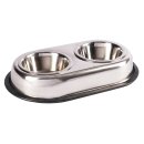 Food bowl Water bowl Feeding station Double bowl with 2...