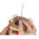 Bird Toy Parrot Toy Hide and Seek Toy with Coconut and Wood