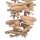 Bird toy Parrot toy Natural toy made of wood on sisal rope Length approx. 75 cm