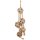 Bird toy Parrot toy Natural toy made of coconuts on sisal rope Length approx. 70 cm