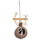 Bird Toy Parrot Toy Natural Toy made of Coconut, Wood and...