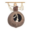 Bird Toy Parrot Toy Natural Toy made of Coconut, Wood and...