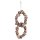 Bird toy Parrot toy Natural toy made of lava stones and natural materials Length approx. 43 cm