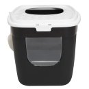 Cat Litter Box with Front and Top Entrance