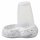 Feed dispenser feeding station feeding bowl with noble marble look 3.0 litres