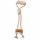 Dog toy Play rope made of cotton and coffee wood Cork-L 50 x 16 x 4.5 cm