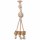 Dog toy Play rope made of cotton and coffee wood Tripple 43 x 16 x 4 cm