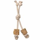 Dog toy rope made of cotton and coffee wood Legged 40 x 7...