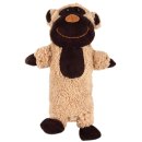 Dog Toy Plush Faux Lambskin Toy with PET Crackle Bottle...